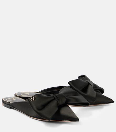 Mules Un Château Bow en satin - Valentino Garavani - Modalova