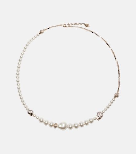 Collier Skull à perles fantaisie - McQueen - Modalova