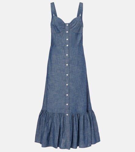Robe longue en chambray de coton - Polo Ralph Lauren - Modalova