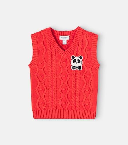 Pull sans manches Panda en coton - Mini Rodini - Modalova