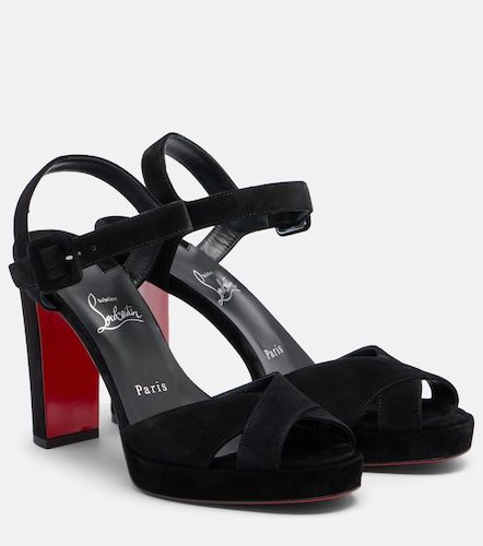 Sandales Cora 100 en daim - Christian Louboutin - Modalova
