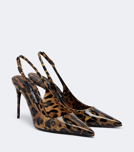 Escarpins Lollo slingback à imprimé léopard - Dolce&Gabbana - Modalova