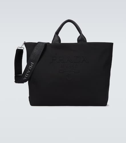 Cabas en toile à logo - Prada - Modalova
