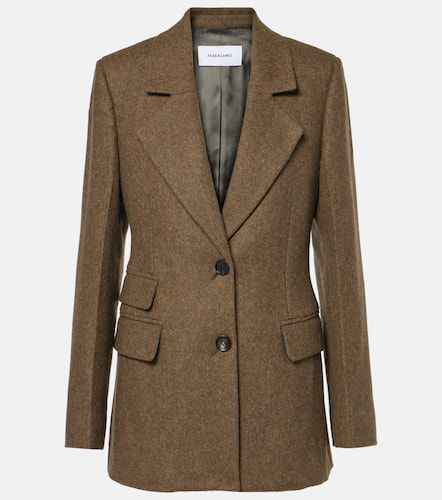 Ferragamo Blazer en laine vierge - Ferragamo - Modalova