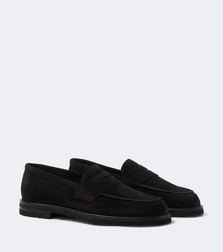 Mocassins penny en daim - Thom Sweeney - Modalova