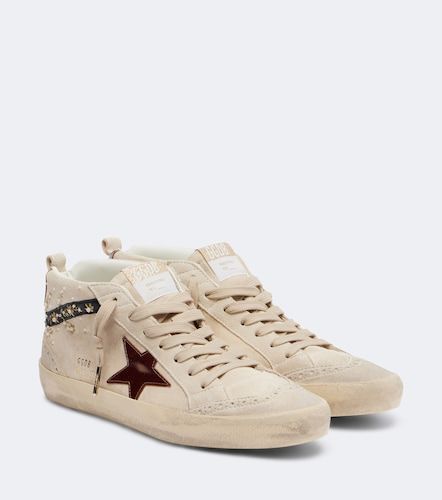 Baskets Mid Star en daim à ornements - Golden Goose - Modalova