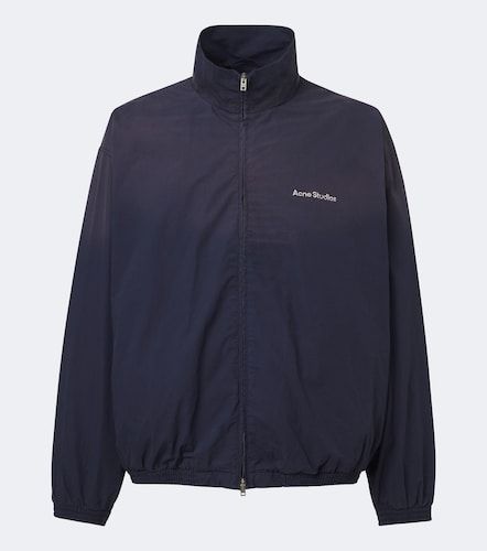 Veste en popeline de coton à logo - Acne Studios - Modalova