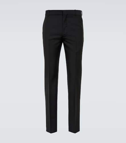 Pantalon slim en laine et mohair - Alexander McQueen - Modalova