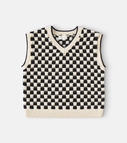 Gilet en coton mélangé à carreaux - Rylee + Cru - Modalova