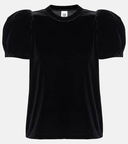 Kei Ninomiya T-shirt en velours - Noir Kei Ninomiya - Modalova