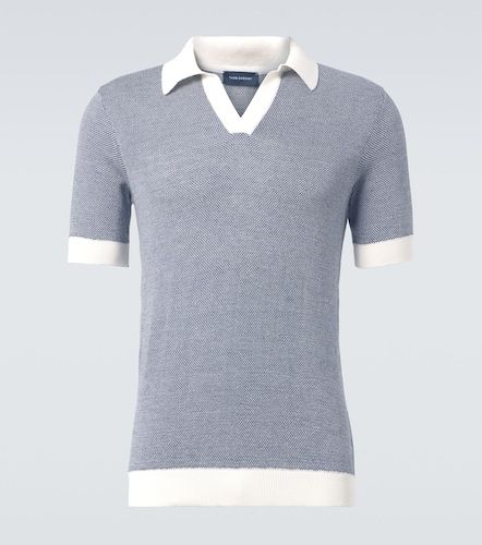 Thom Sweeney Polo en coton et lin - Thom Sweeney - Modalova