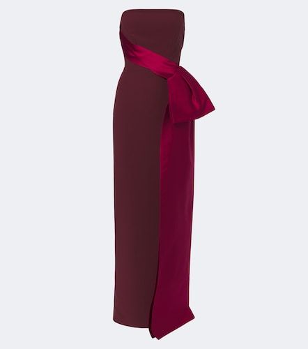 Robe longue bustier en crêpe - Roland Mouret - Modalova