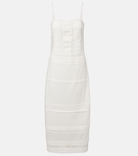 Robe midi Corinna en coton à broderies - Staud - Modalova