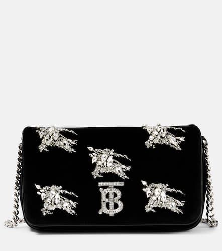 Sac TB en velours à cristaux - Burberry - Modalova