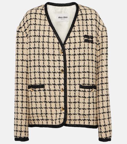 Miu Miu Cardigan en laine et coton - Miu Miu - Modalova