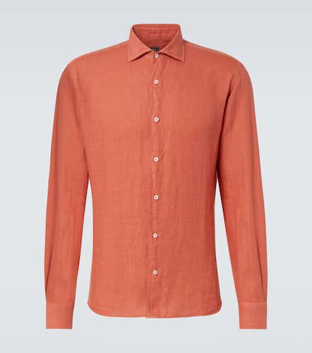 Fedeli Chemise Oxford en lin - Fedeli - Modalova