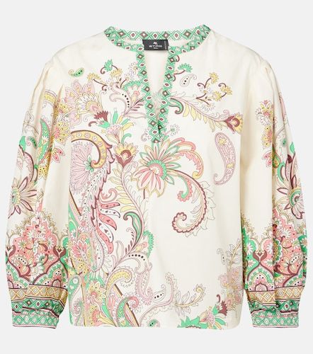 Etro Top en coton imprimé - Etro - Modalova