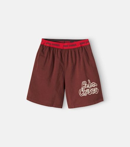 Bobo Choses Short en coton à logo - Bobo Choses - Modalova