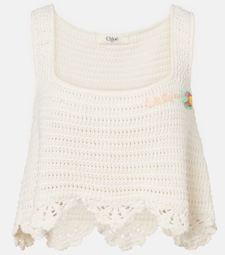 Chloé Top en coton - Chloe - Modalova