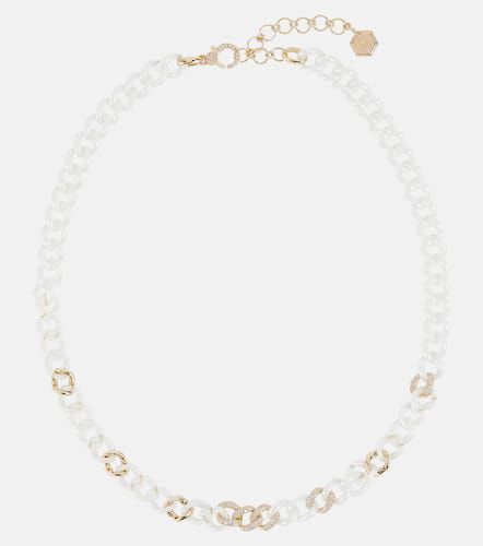 Collier chaîne Pavé Medium en or 18 ct et diamants - Shay Jewelry - Modalova