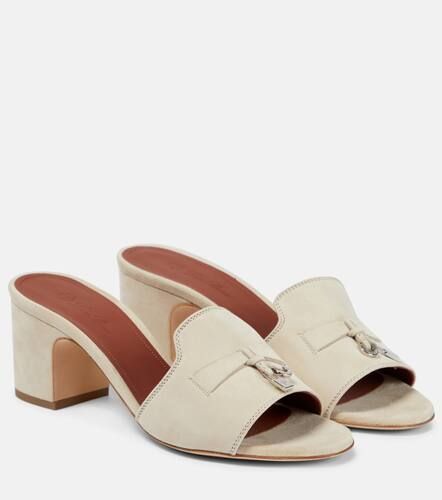 Mules Summer Charms en daim - Loro Piana - Modalova