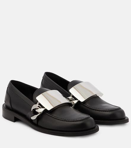 Mocassins Gourmet Chain en cuir - JW Anderson - Modalova