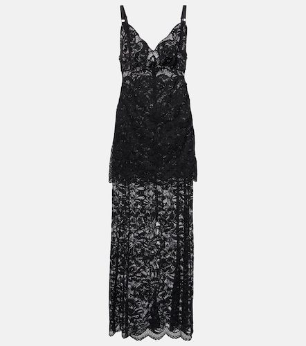 Rabanne Robe longue en dentelle - Rabanne - Modalova