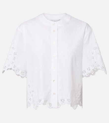 Chemise Aleck en coton à broderie - Veronica Beard - Modalova