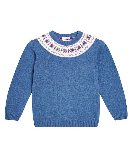 Pull intarsia en laine mélangée - La Coqueta - Modalova