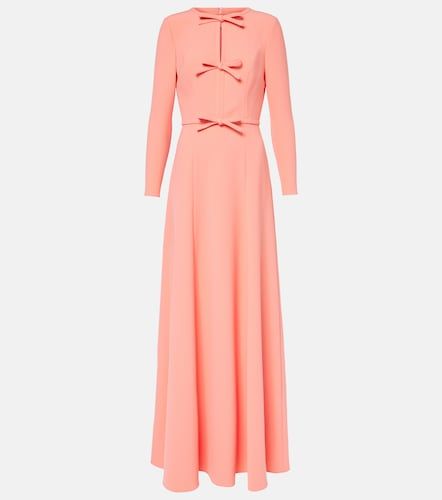 Robe longue en crêpe - Carolina Herrera - Modalova