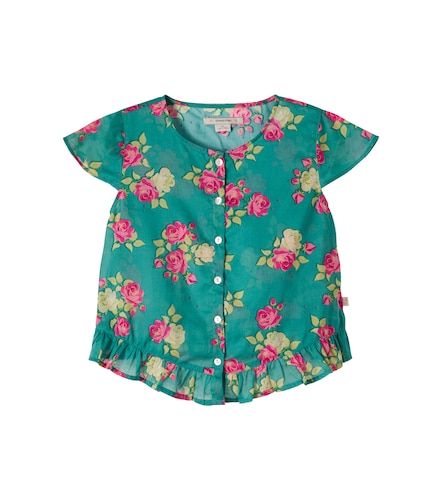 Konges Sløjd Chemise Viola en coton à fleurs et volants - Konges Slojd - Modalova