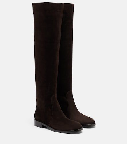 Gianvito Rossi Bottes Zayne en daim - Gianvito Rossi - Modalova