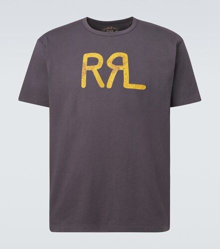 RRL T-shirt en coton à logo - RRL - Modalova