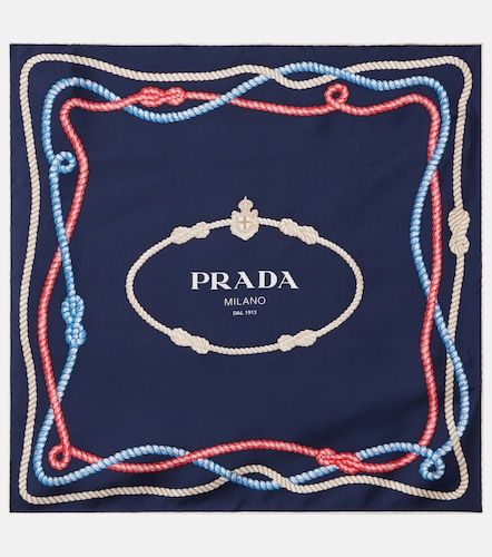 Prada Foulard imprimé en soie - Prada - Modalova