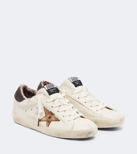 Baskets Super-Star en cuir - Golden Goose - Modalova