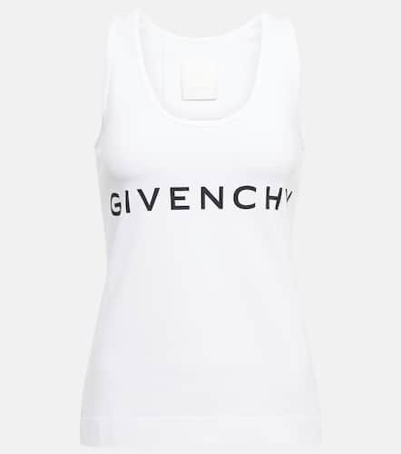 T-shirt en coton mélangé à logo - Givenchy - Modalova