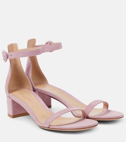 Sandales Gaeta 45 en daim - Gianvito Rossi - Modalova
