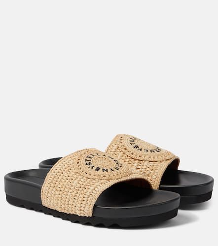 Mules Elyse en raphia à logo - Stella McCartney - Modalova