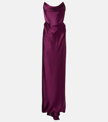 Robe longue Galaxy en crêpe de satin - Vivienne Westwood - Modalova