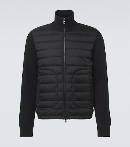Cardigan Tricot à empiècements en duvet - Moncler - Modalova
