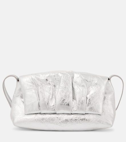 Sac Pillow Small en cuir métallisé - Dries Van Noten - Modalova