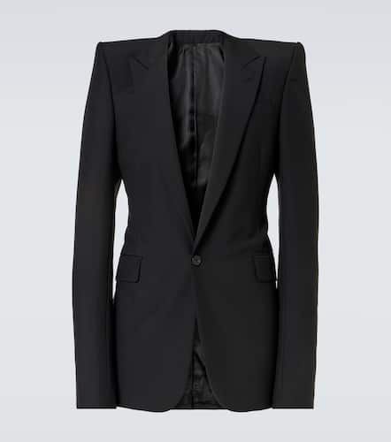 Blazer T-Bar en laine et mohair - Alexander McQueen - Modalova