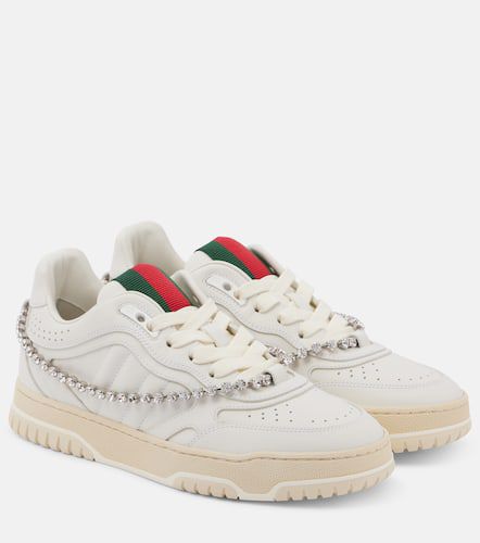 Baskets Re-Web en cuir à ornements - Gucci - Modalova