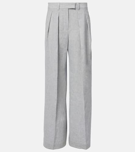 Pantalon ample en lin mélangé - Brunello Cucinelli - Modalova