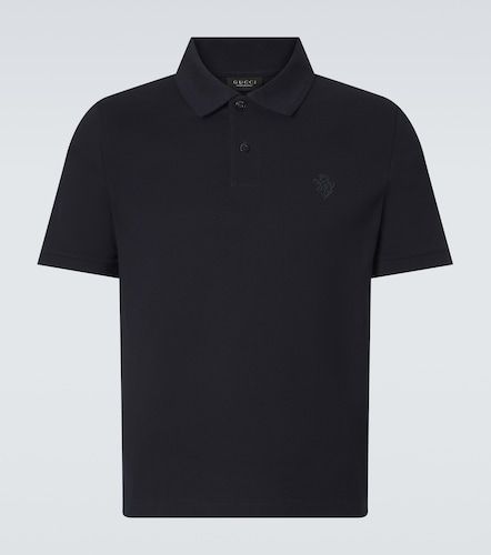 Gucci Polo en coton à logo - Gucci - Modalova