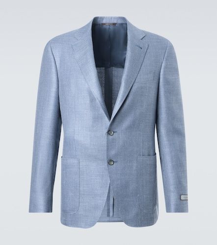 Canali Blazer en laine, soie et lin - Canali - Modalova