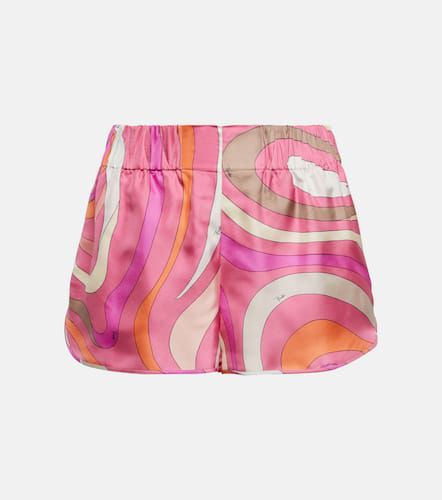 Pucci Short Marmo imprimé en soie - Pucci - Modalova