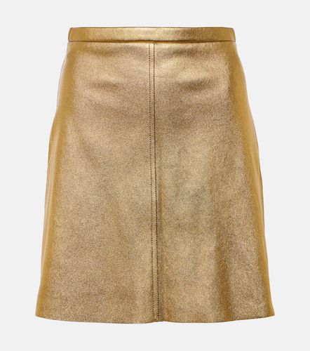 Mini-jupe Lucie 22 en cuir métallisé - Stouls - Modalova