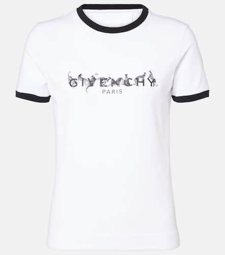 T-shirt Ringer imprimé en coton mélangé - Givenchy - Modalova