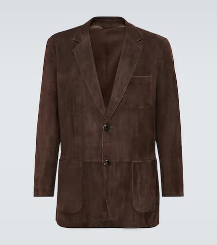 Giorgio Armani Blazer en daim - Giorgio Armani - Modalova